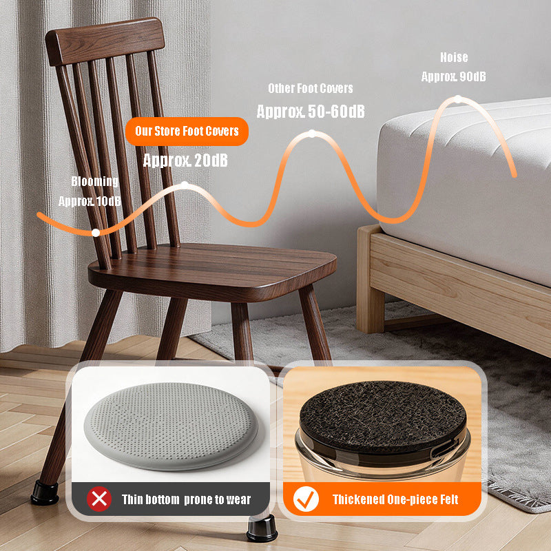 Silent Chair & Table Leg Caps